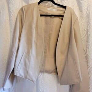 Ricki’s Tan Faux Leather Blazer Jacket